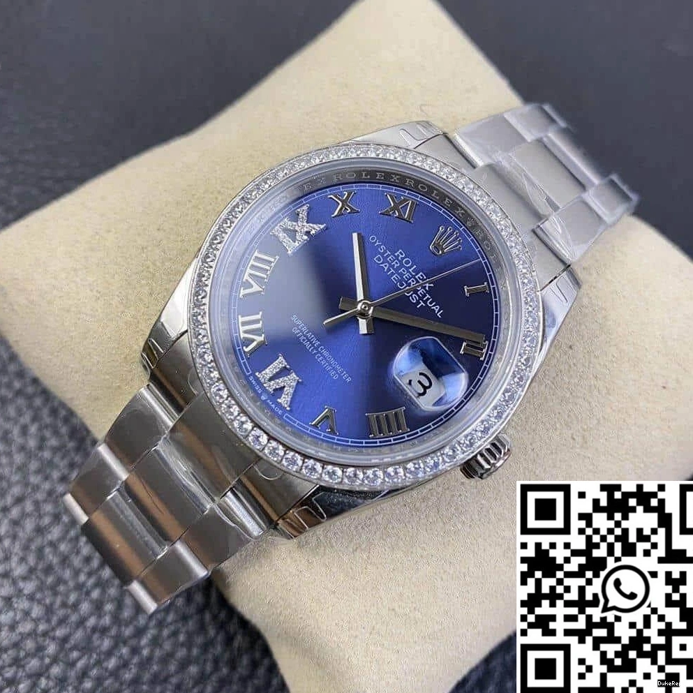 Diamond Bezel M126284RBR Factory Rolex Datejust EW 1111